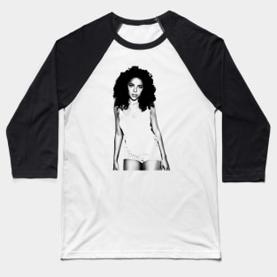 Donna Summer Dance // Vintage Style Design Baseball T-Shirt